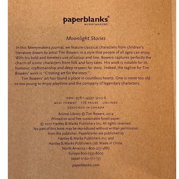 Journal Paperblanks Merrymakers Unlined Acid-Free Sustainable Forest Paper - Picture 5 of 9